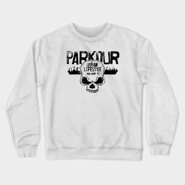 Parkour Urban Lifestyle Crewneck Sweatshirt by Kelimok